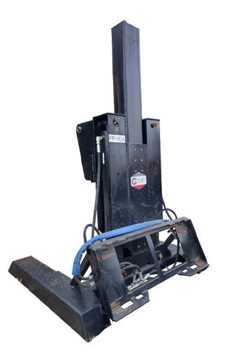Pile Puller - Skid Steer Attachment